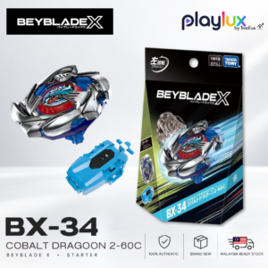 BX-34 STARTER COBALTDRAGOON 2-60C  | Takara Tomy Beyblade X