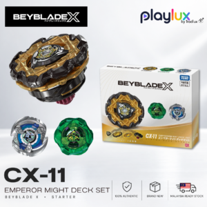 CX-11 EmperorMight Deck Set | 098775 | Takara Tomy Beyblade X