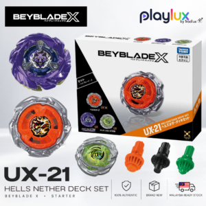 UX-21 HellsNether Deck Set | Takara Tomy Beyblade X