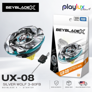 UX-08 SILVER WOLF 3-80FB | Takara Tomy Beyblade X