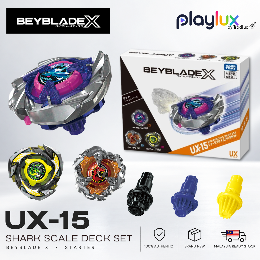 UX-15 Shark Scale Deck Set | Takara Tomy Beyblade X