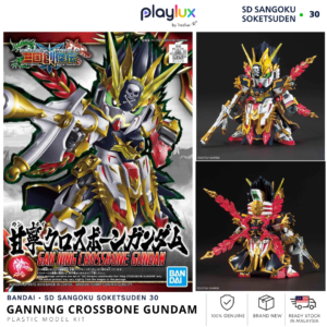Bandai SD Sangoku Soketsuden 30 GanNing Crossbone Gundam Model Kit (58861) | PLAYLUX