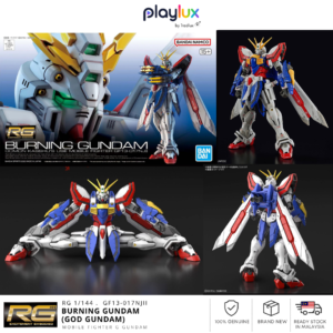 Bandai Gundam RG 1/144 GF13-017NJII Burning Gundam (God Gundam) – Gunpla Model Kit