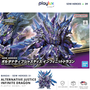 Bandai SDW Heroes 31 Alternative Justice Infinite Dragon Model Kit (64264) | PLAYLUX