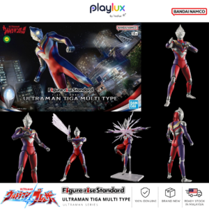 Bandai Figure-rise Standard Ultraman Tiga Multi Type Plastic Model Kit | Original