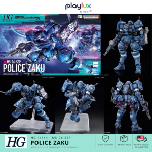 HG 1/144 MS-06-SSP Police Zaku – Mobile Suit Gundam GQuuuuuuX