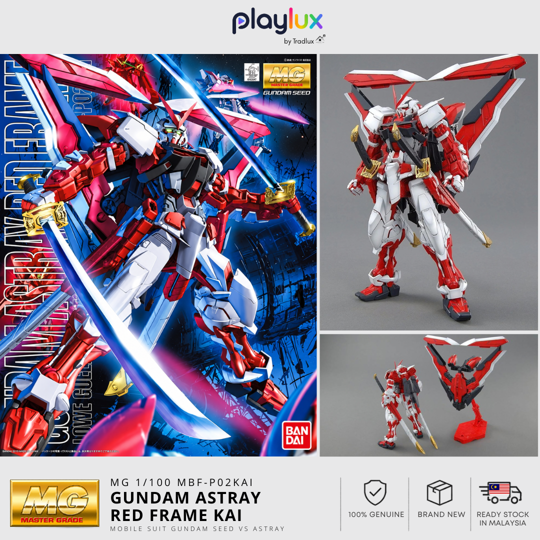 Bandai Spirits MG 1/100 MBF-P02KAI Gundam Astray Red Frame Kai