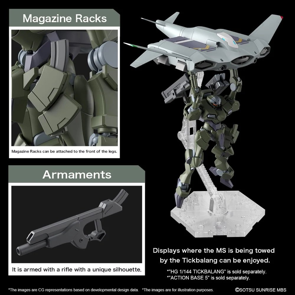 Bandai HG 1/144 Zowort Heavy The Witch from Mercury Gundam Model Kit | PLAYLUX - Image 5